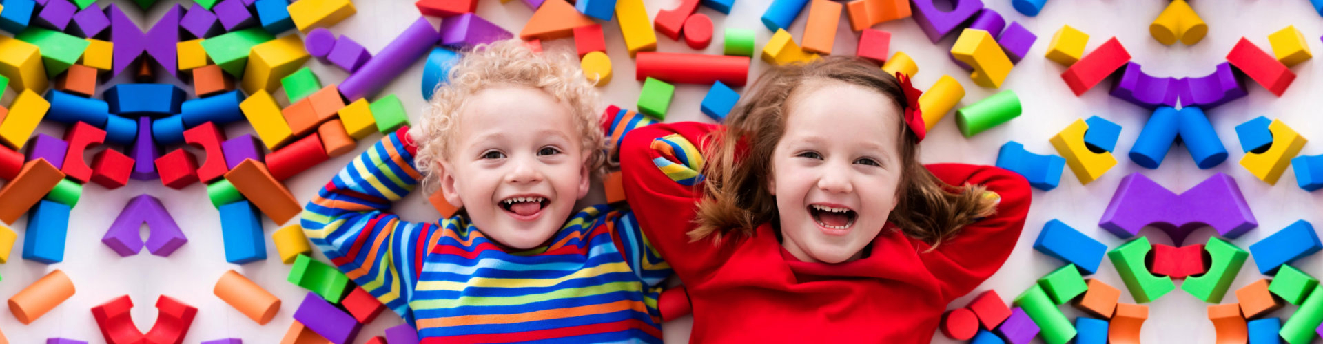 two happy kids